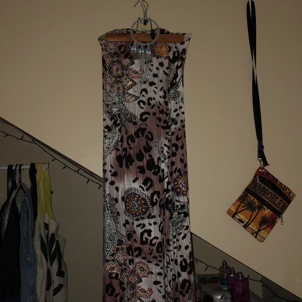 Cheetah maxi skirt